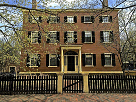 Photograph of the Georgian home in which Quinton Oliver Jones lived and worked his entire life